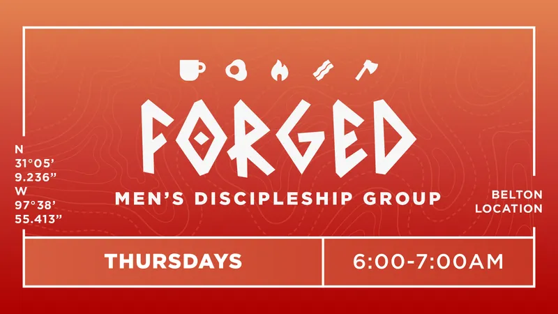 Forged Men's Discipleship Group - Belton small group photo