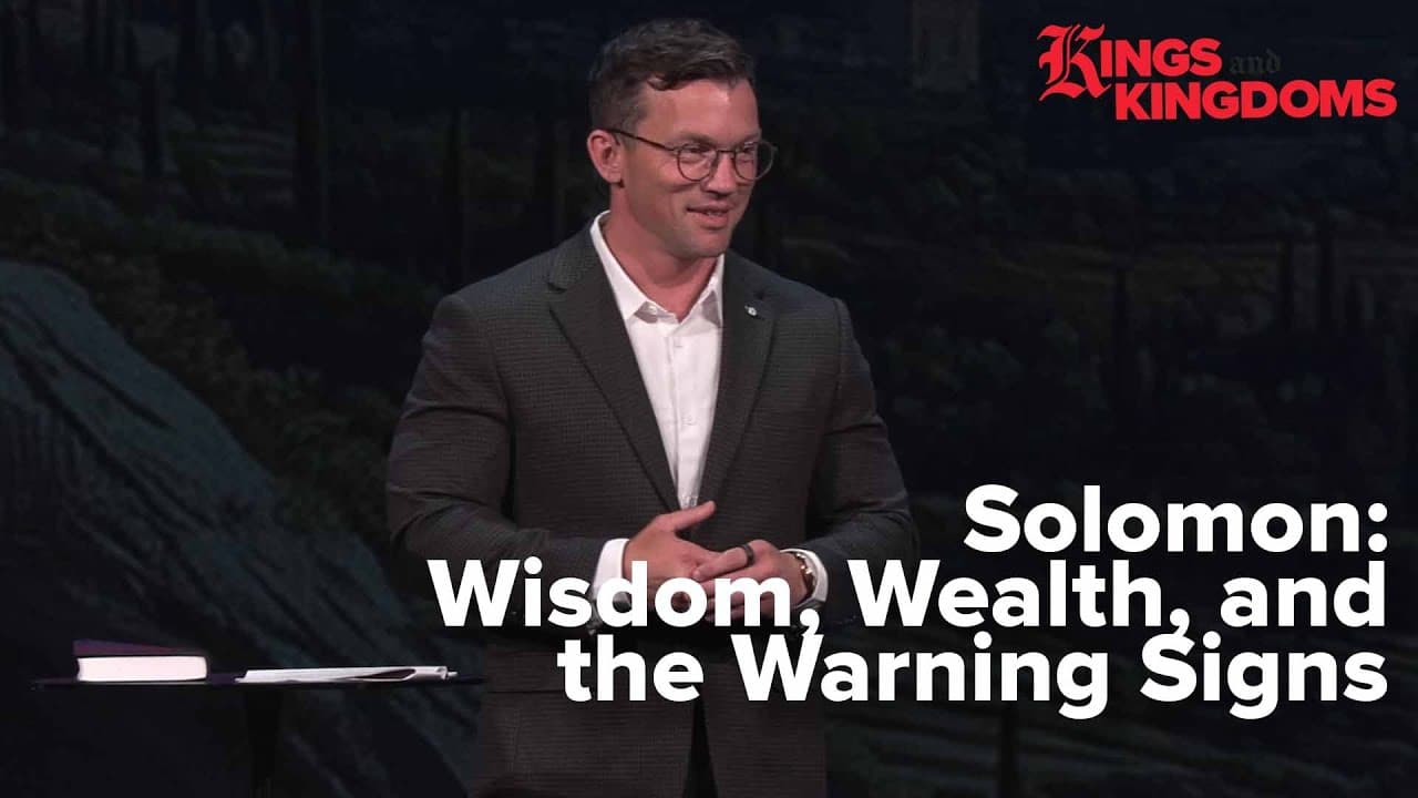 Solomon: Wisdom, Wealth, and the Warning Signs