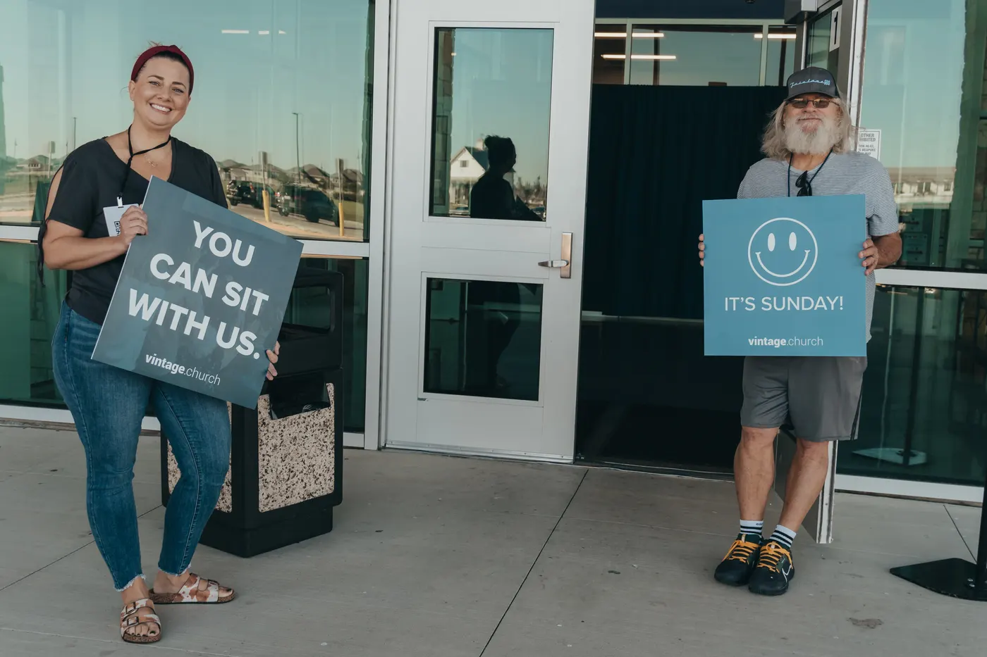 Guests being welcomed in Liberty Hill