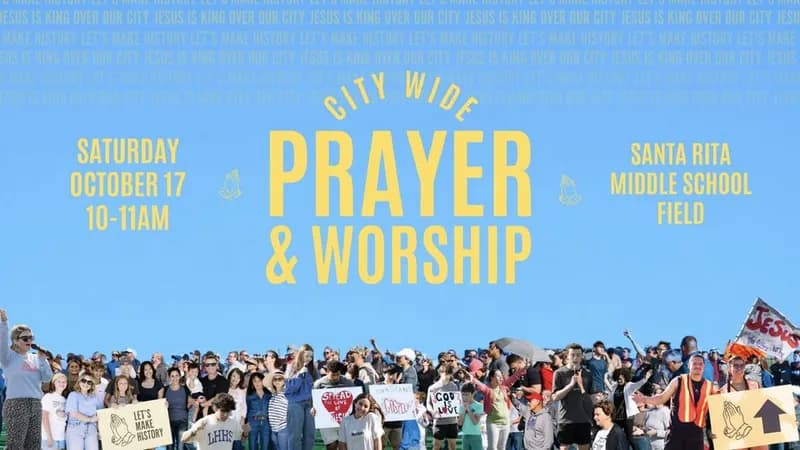 City Wide Prayer Gathering event graphic