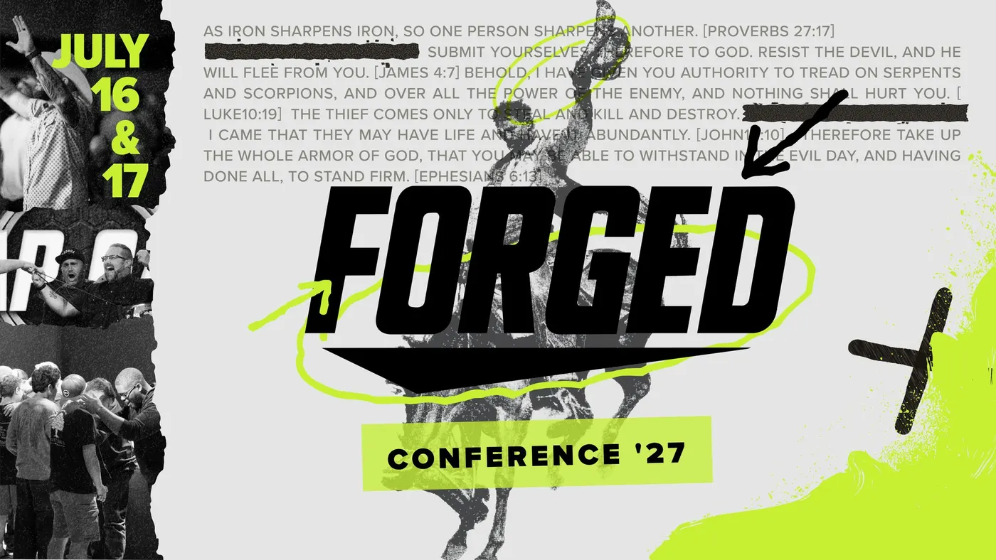 Forged Mens Conference 2027 event graphic
