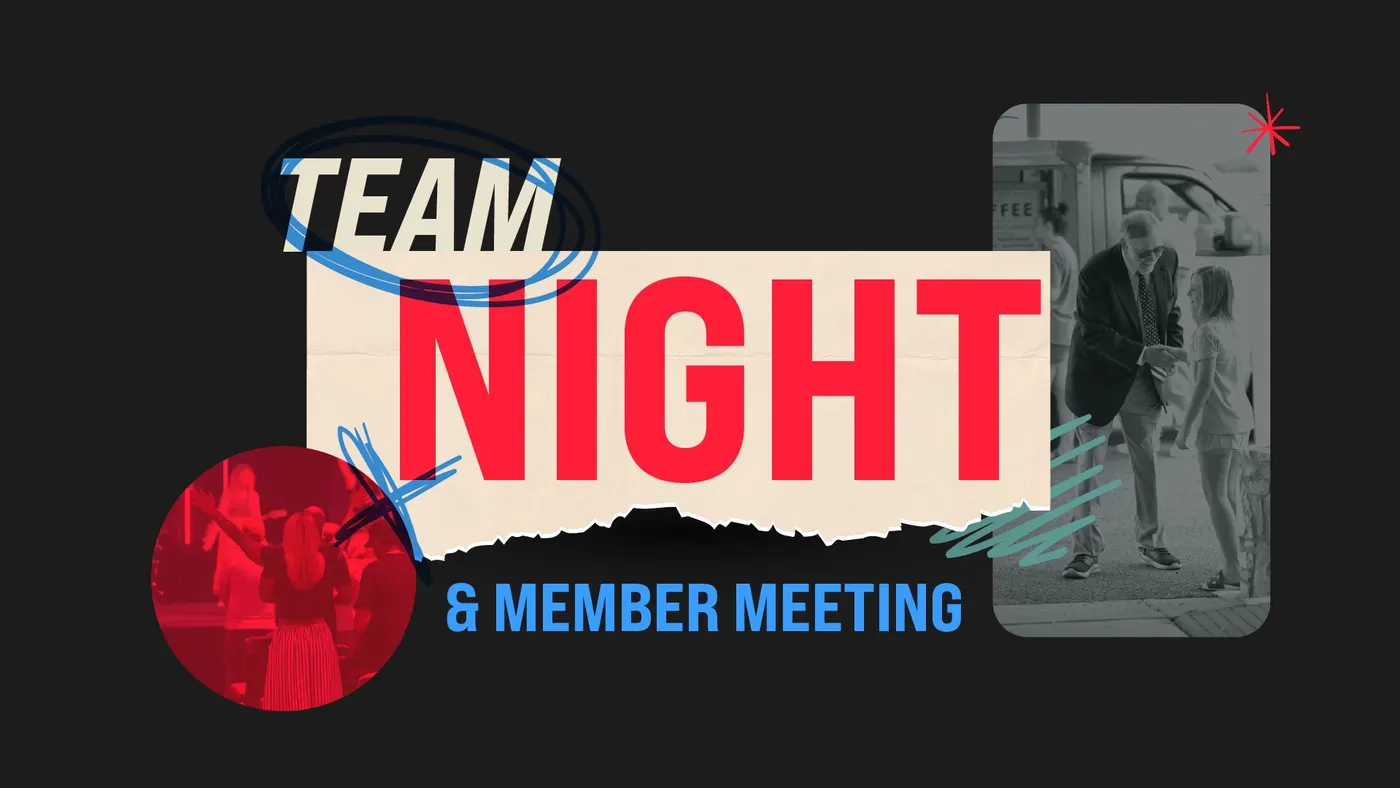 Team Night + Member Meeting event graphic